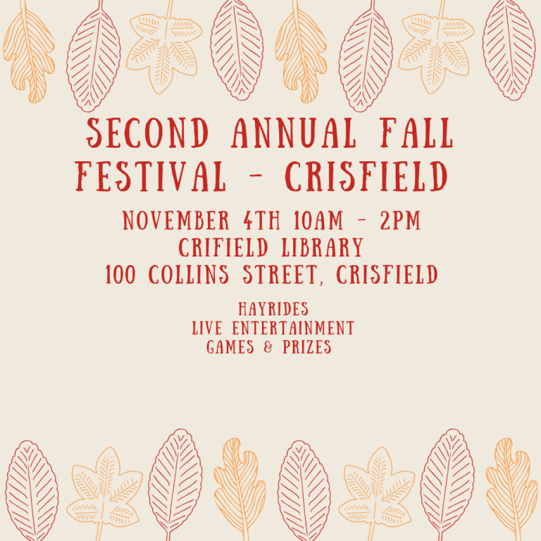 Second Annual Fall Festival Crisfield 1 768x768