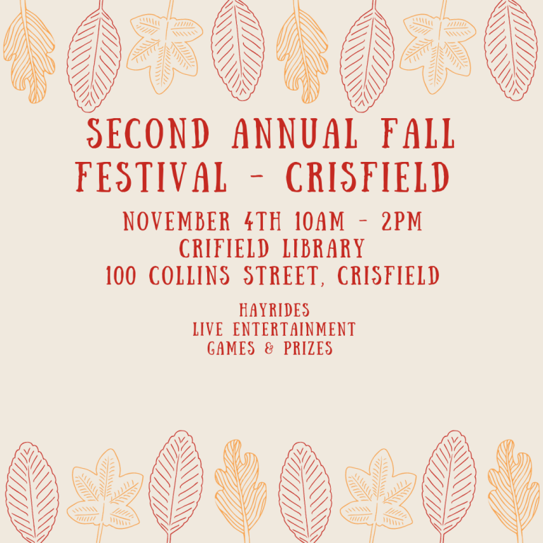 Second Annual Fall Festival Crisfield 768x768