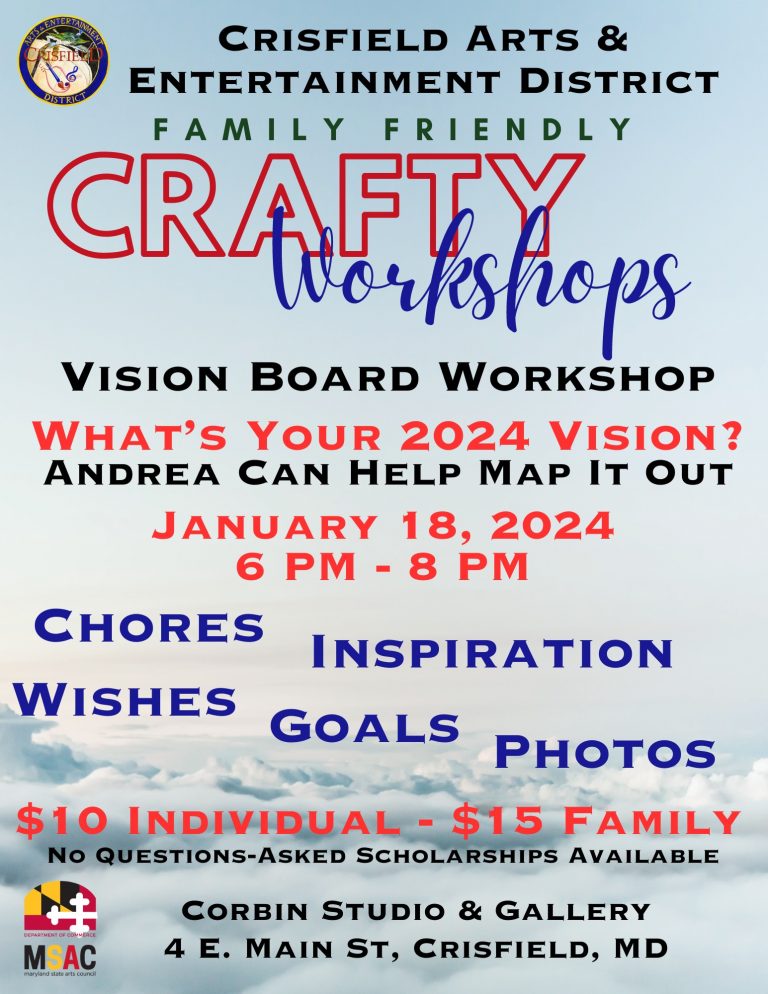 Family Friendly Crafty Vision Board Workshop 768x994