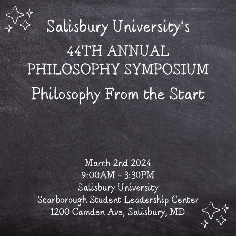 44th Annual Philosophy Symposium 768x768