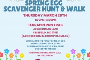 Spring Egg Scav Hunt Terrapin Run Trail