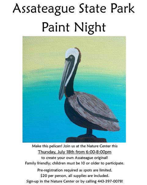 Friends of ASP Paint Night July 18th