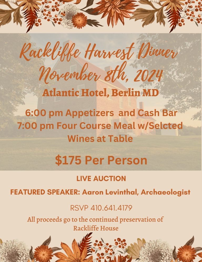 Rackliffe Harvest Dinner Nov 8th 2024 768x994