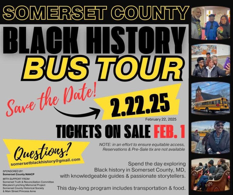 Somerset County Black History Bus Tour 2025 768x644