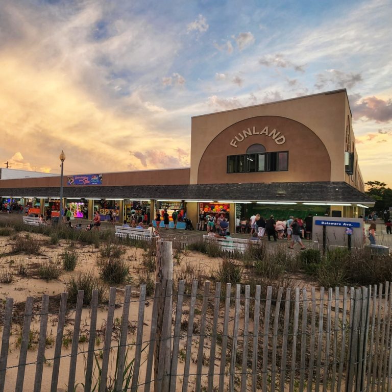 RS SD BS Rehoboth Beach Boardwalk Sunset 768x768