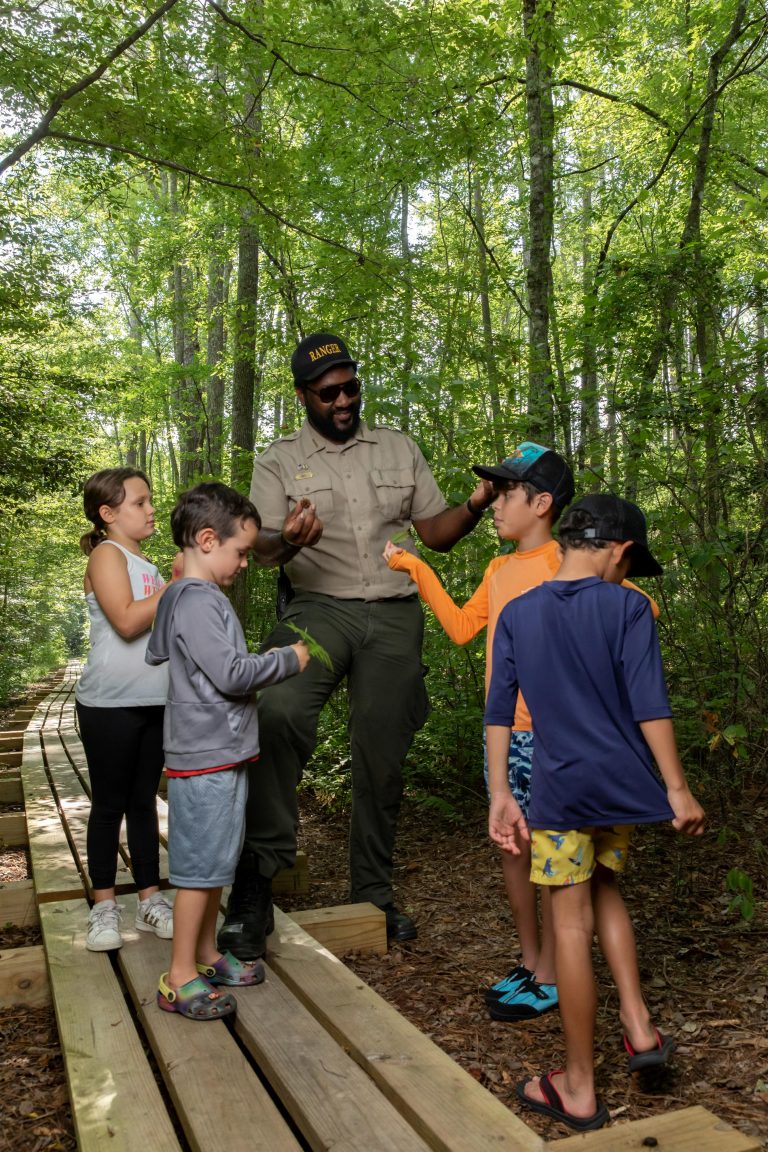R Pocomoke River State Park Interp trail with kids 2 768x1152
