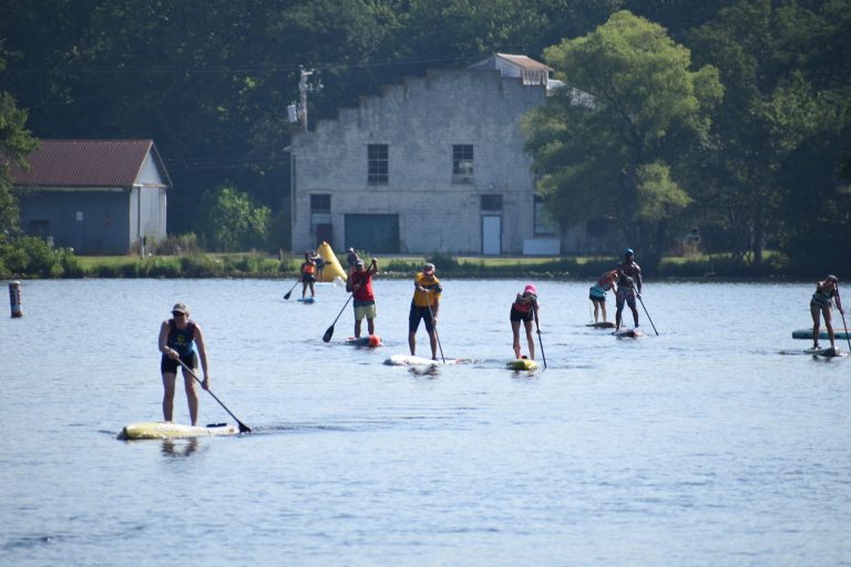 Return to Goat Island Paddle Race Snow Hill 1 768x512