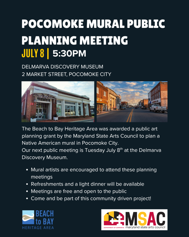 Pocomoke Mural Public Meeting July 8th Instagram Post 45 768x960
