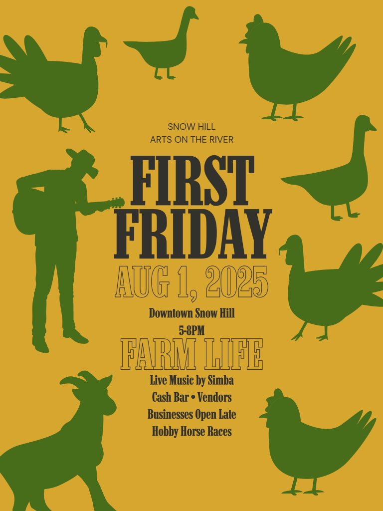 first friday farm theme august 1 2025 768x1024